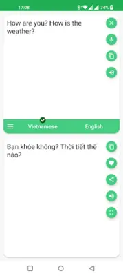 VI <> EN Translator android App screenshot 3